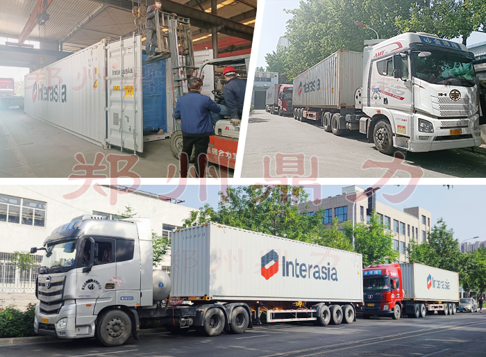 越南沙子烘干機裝車發貨