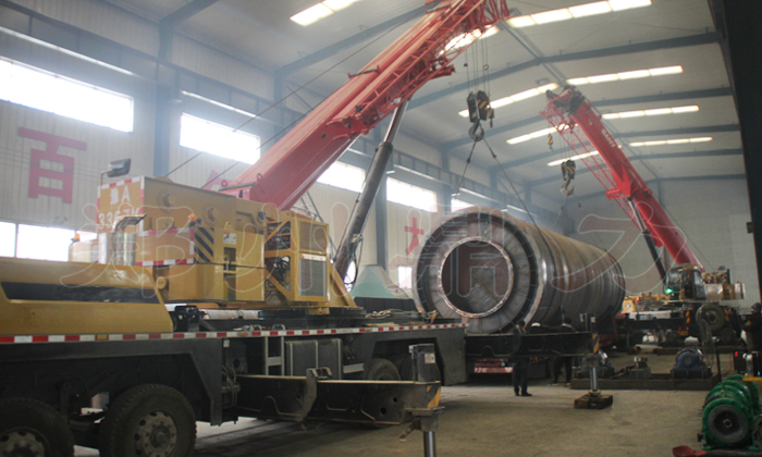 白酒糟烘干機設備發貨圖