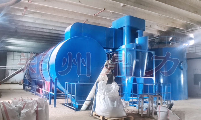 海藻渣烘干機設備圖