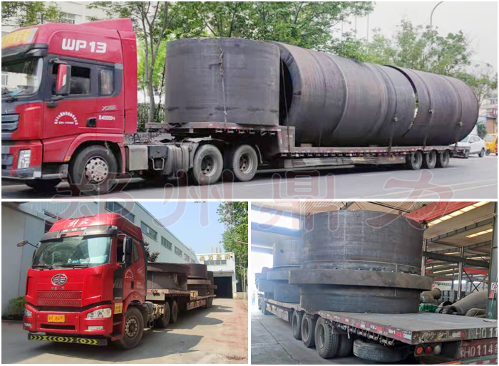 大型煤泥烘干機設備發貨圖