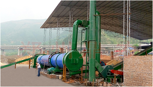 重慶木屑烘干設備安裝現場