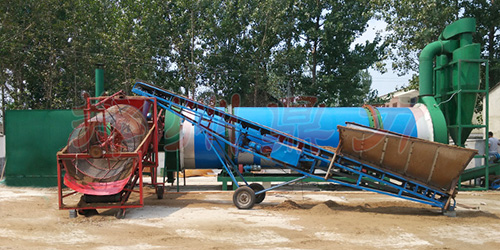 木屑烘干機現場