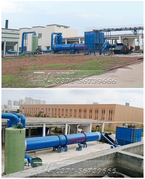 湖南藥渣烘干機現場