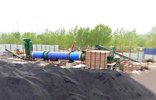 煤泥烘干機安裝現場圖三