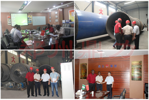 尼日利亞客戶訂購我司一套啤酒糟烘干線和一套酵母烘干機