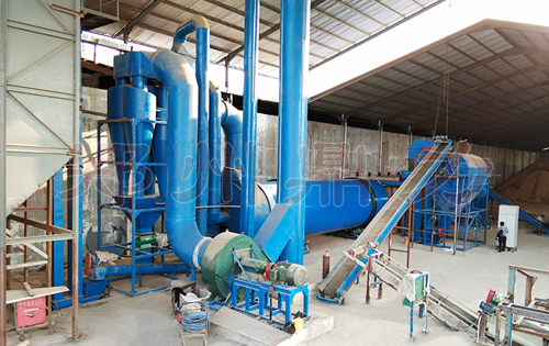 羅馬尼亞鋸末烘干機現場