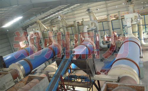 越南木屑烘干機現場